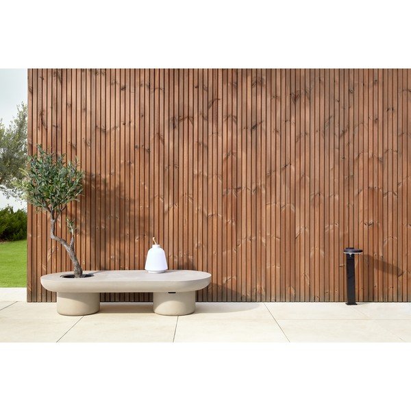 Zahradní betonový konferenční stůl Kave Home Taimi, 140 x 60 cm-image-1