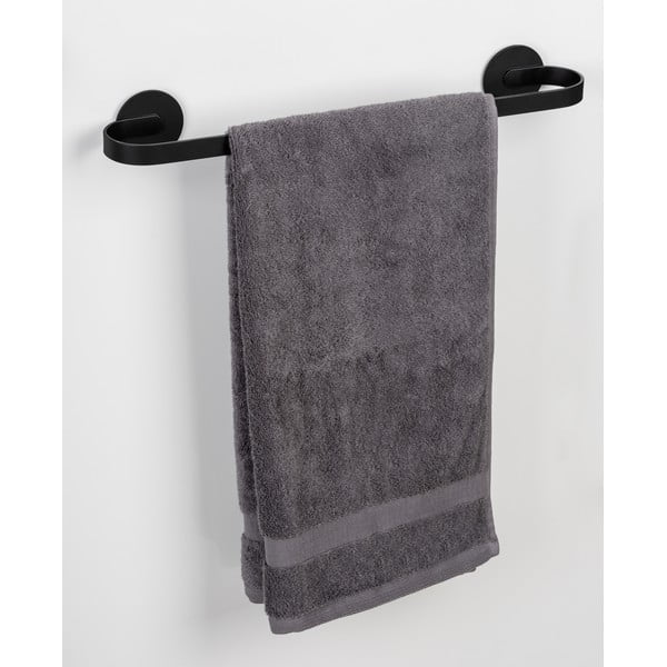 Matně černý samodržící kovový držák na ručníky Bivio – Wenko-image-1