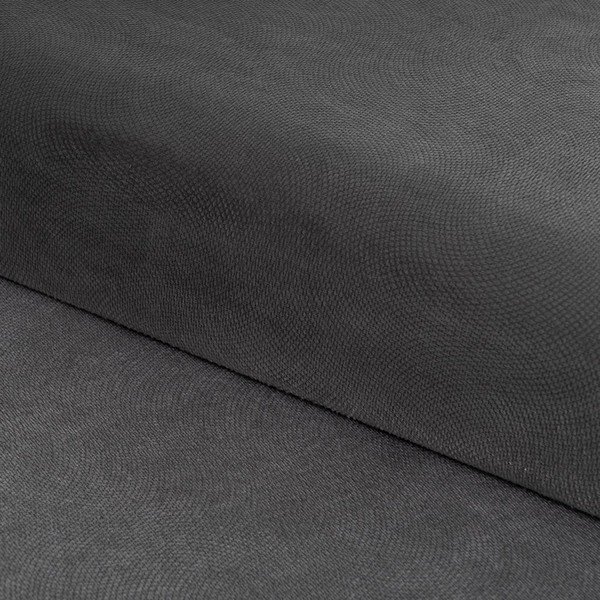 Tmavě šedý sametový taburet Estela – Casa Selección-image-1