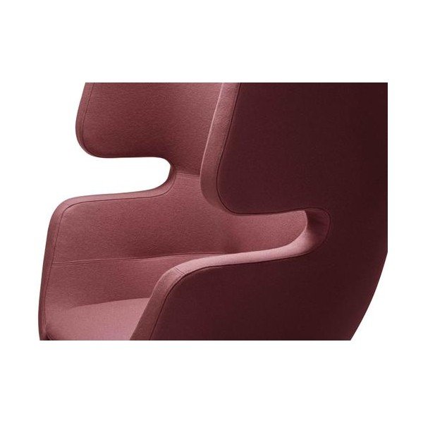 Růžové otočné křeslo Softline Moai-image-1