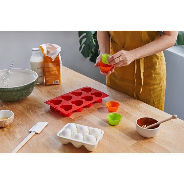 Silikonová forma na pečení 17,5x30 cm Heart – Lékué-image-1