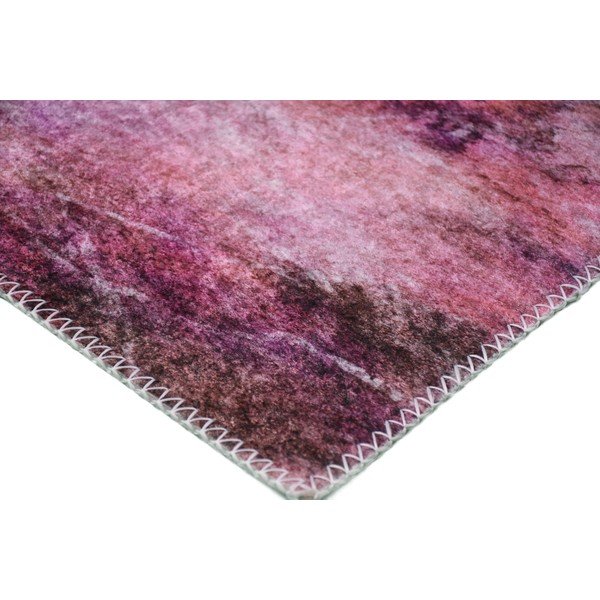 Bílo-růžový pratelný koberec 80x150 cm – Vitaus-image-2