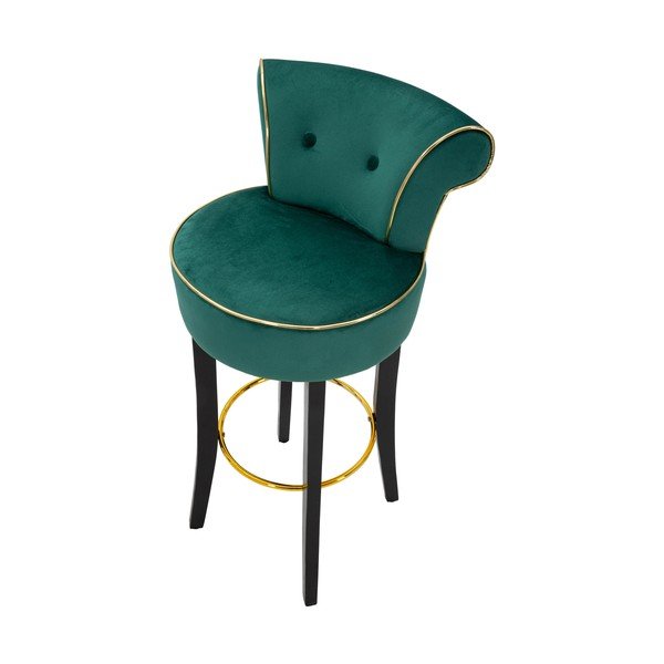 Krémová sametová barová židle 96 cm Luxy – Mauro Ferretti-image-4