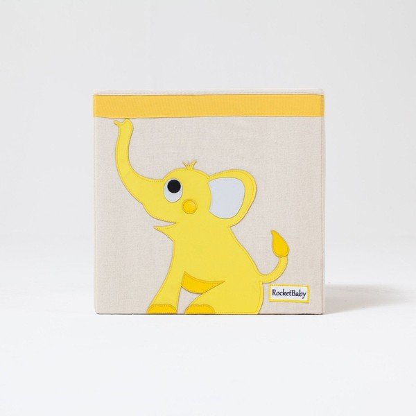 Látkový dětský úložný box Robby the Elephant - Rocket Baby-image-1