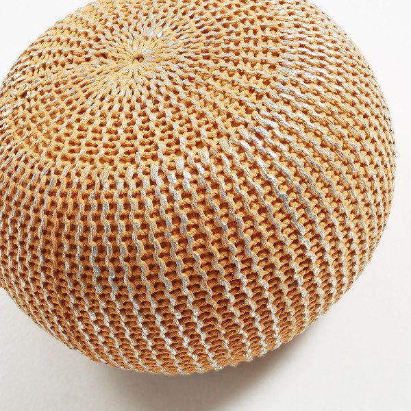 Oranžový sedací puf La Forma Shore-image-1
