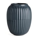 Antracitová kameninová váza Kähler Design Hammershoi, ⌀ 16,5 cm