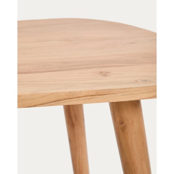 Konferenční stolek z masivu akácie v přírodní barvě 60x110,5 cm Duvani – Kave Home-image-4
