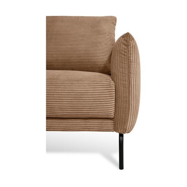 Světle hnědá manšestrová pohovka 212 cm Venray – Scandic-image-3