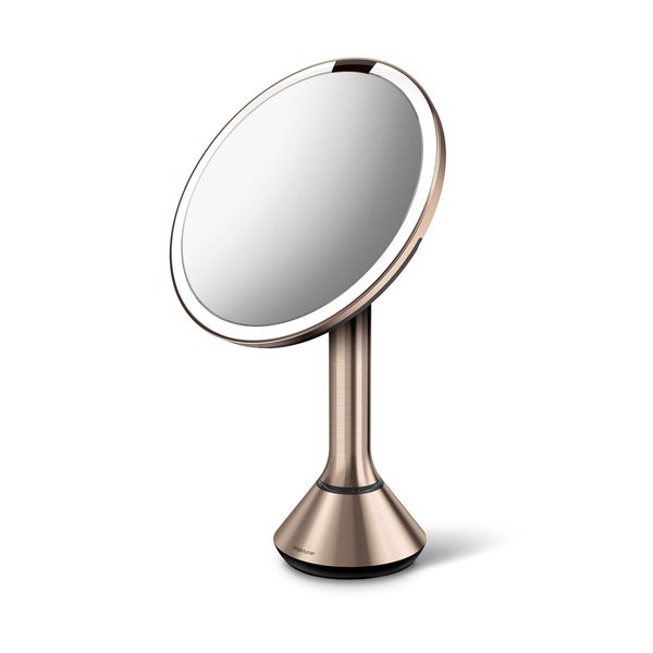 Kosmetické zvětšovací zrcadlo s osvětlením (5x) ø 20 cm Sensor – simplehuman-image-4