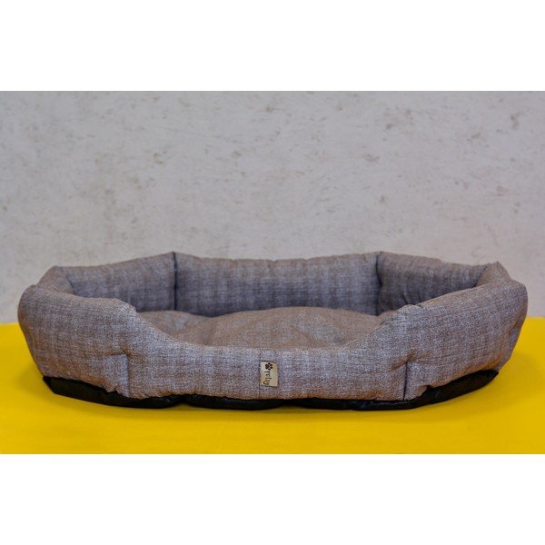 Světle hnědý bavlněný pelíšek 90x70 cm Bobík - Petsy-image-1