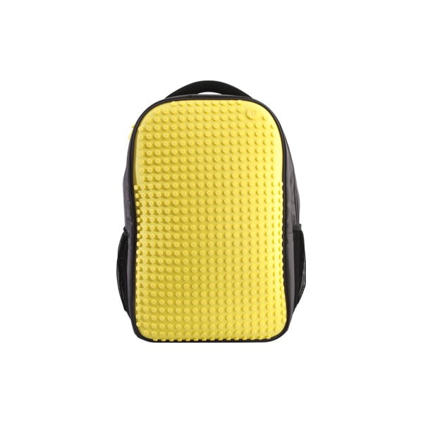Studentský batoh Pixelbag grey/yellow