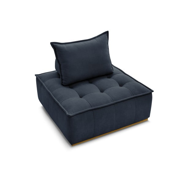 Tmavě modré žinylkové křeslo Elisa – Bobochic Paris-image-4