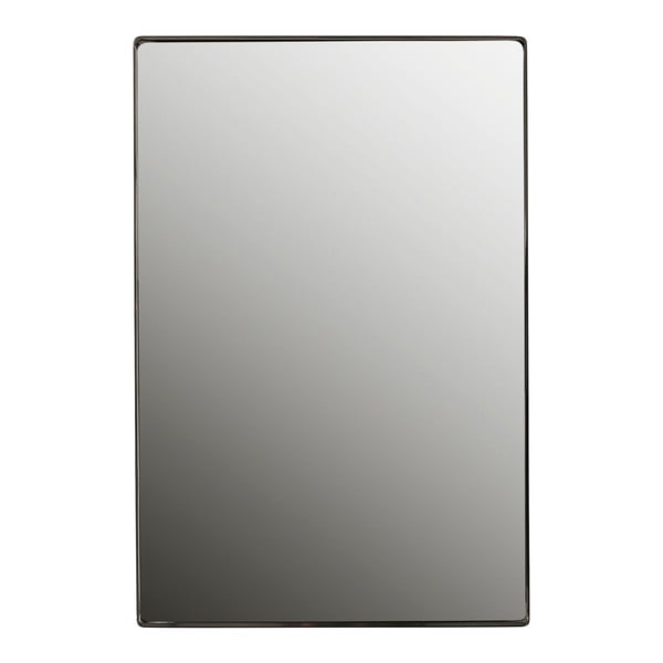 Nástěnné zrcadlo s černým rámem Kare Design Shadow, 90 x 60 cm