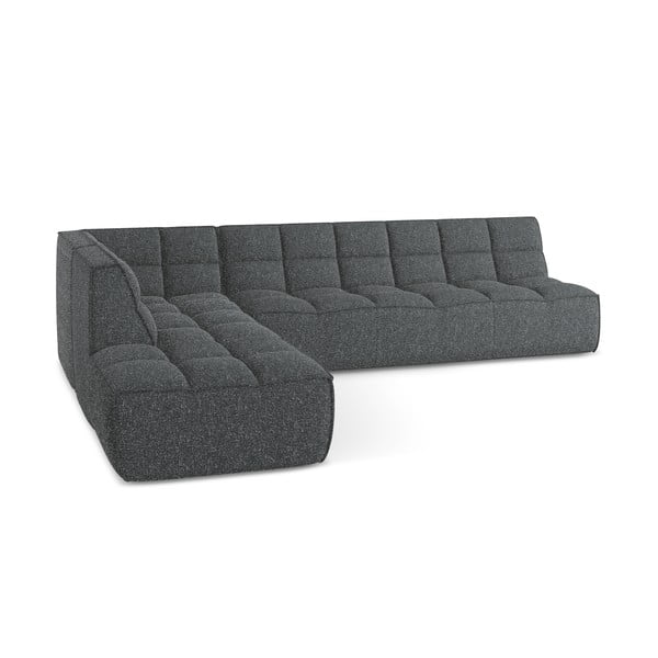 Tmavě šedá modulární rohová pohovka (variabilní roh) Kalai – Makamii-image-3