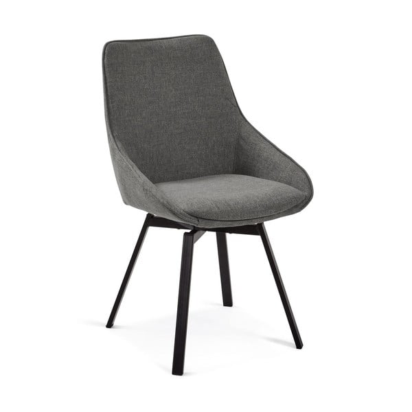 Tmavě šedá jídelní židle Jenna – Kave Home