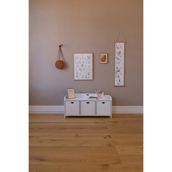 Bílá dětská komoda 99,5x37,5x32 cm Luca – Cam Cam Copenhagen-image-3