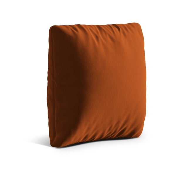 Sametový polštář na gauč v terakotové barvě Kemi – Cosmopolitan Design-image-1