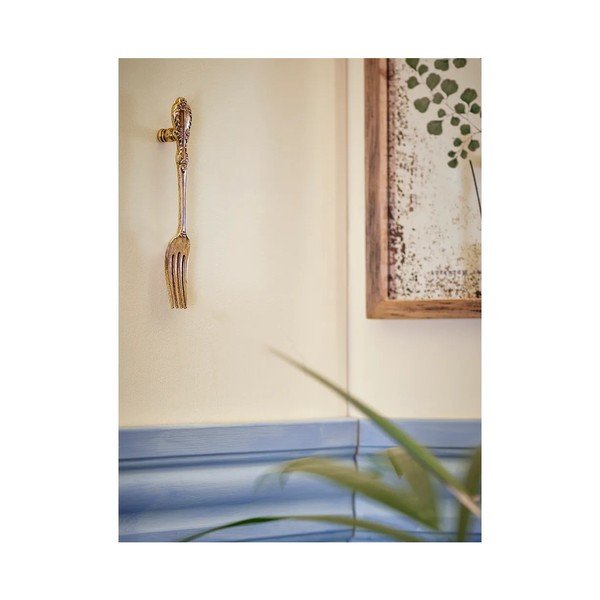 Nástěnný kovový háček ve zlaté barvě Cella – Bloomingville-image-1