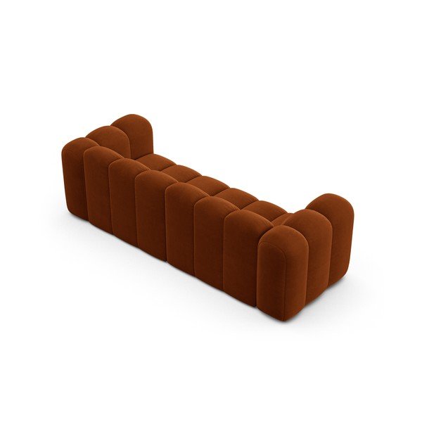 Oranžová pohovka 228 cm Lupine – Micadoni Home-image-2