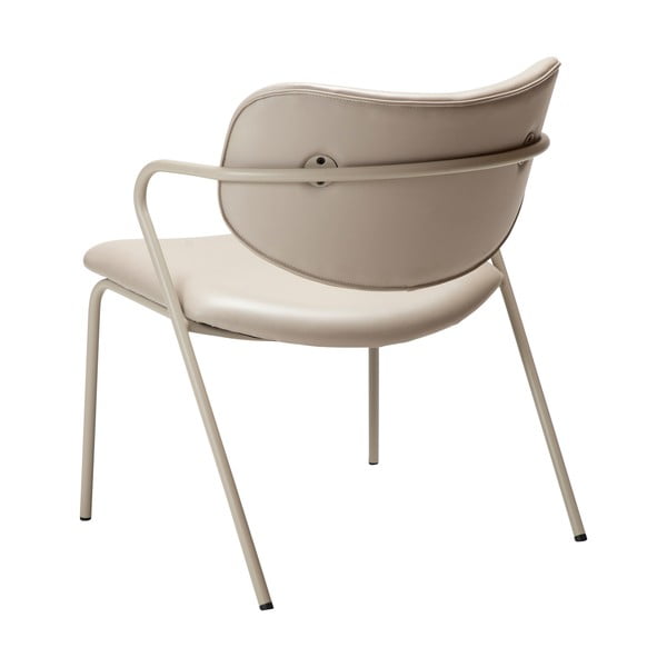 Béžové křeslo z imitace kůže Zed – DAN-FORM Denmark-image-4