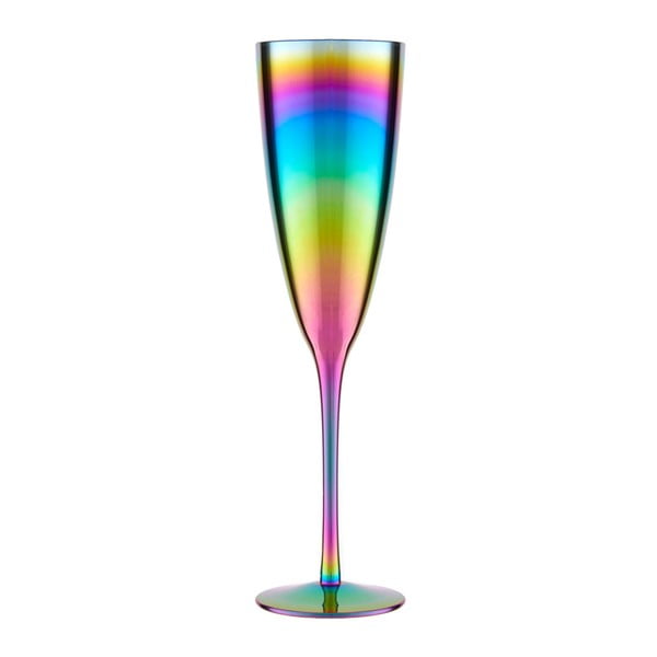 Sada 4 sklenic na šampaňské s duhovým efektem Premier Housewares Rainbow, 290 ml-image-1