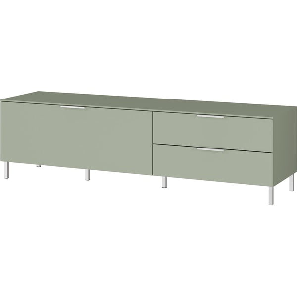 Světle zelený TV stolek 164x47 cm Kenora - Germania-image-2