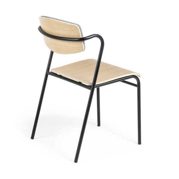 Jídelní židle v dekoru dubového dřeva Kave Home Zaha-image-3