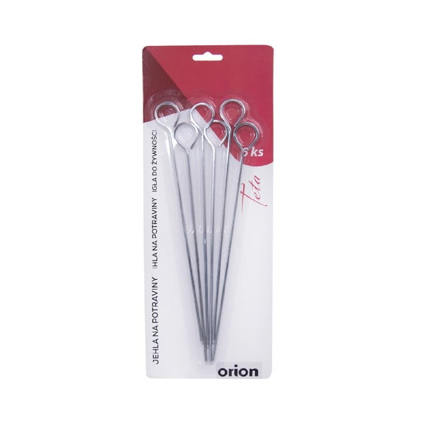 Jehly na špíz v sadě 6 ks z nerezové oceli – Orion-image-2