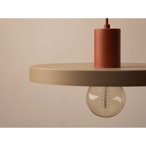 Béžové kovové závěsné svítidlo ø 30 cm Ori – Micadoni -image-2