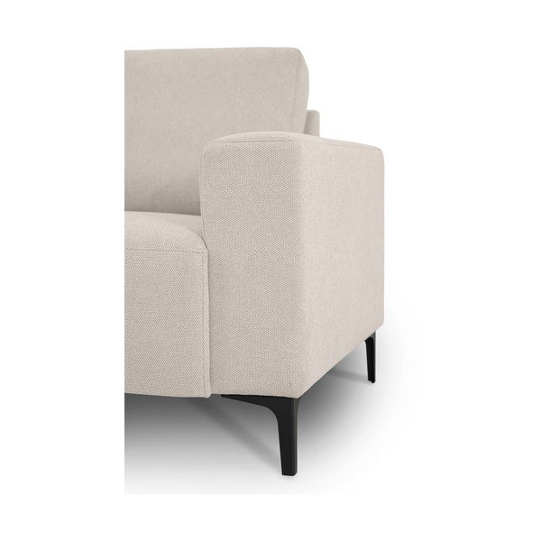 Béžová žinylková rohová pohovka (levý roh/s lenoškou) Fabian – Scandic-image-4