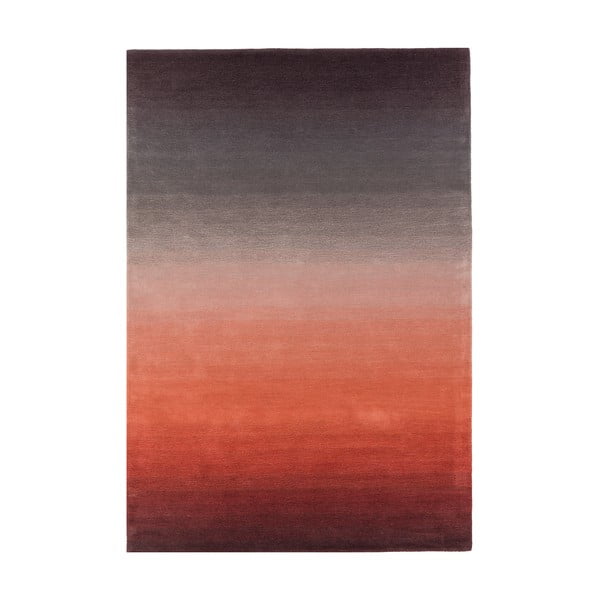 Červeno-šedý koberec Asiatic Carpets Ombre, 160 x 230 cm