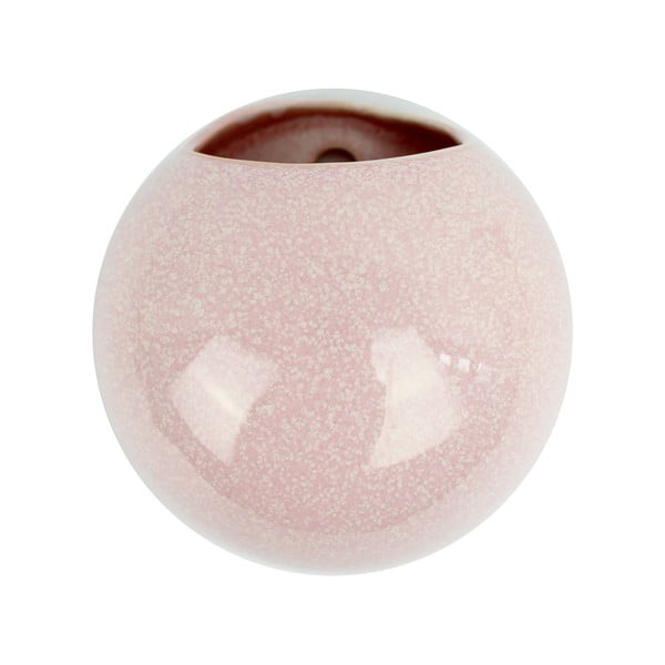 Růžový keramický květináč PT LIVING Globe