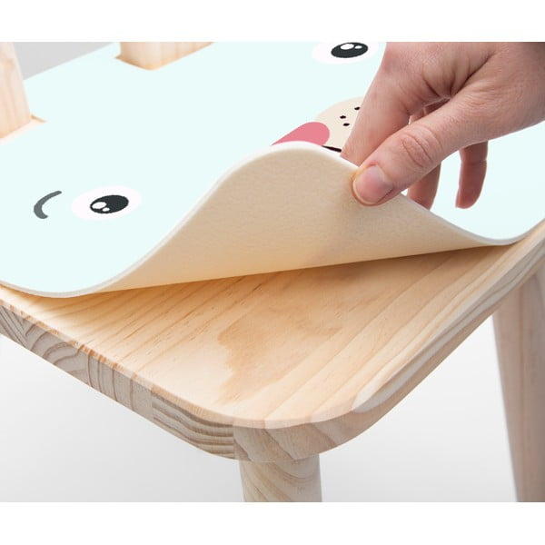 Dětská židle z masivní borovice Little Nice Things Bunny-image-2