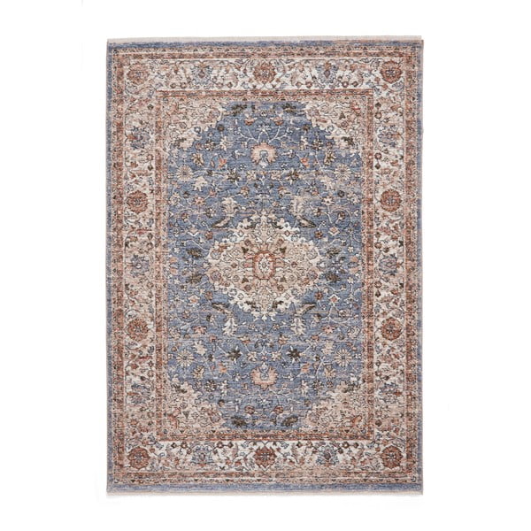 Modro-béžový běhoun 80x300 cm Vintage – Think Rugs