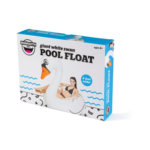 Nafukovací kruh ve tvaru bílé labutě Big Mouth Inc.-image-1