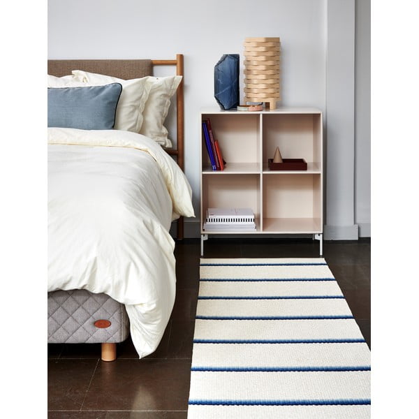 Modro-krémový vnitřní a venkovní koberec 70x90 cm Olle Blue Vanilla – Pappelina-image-2