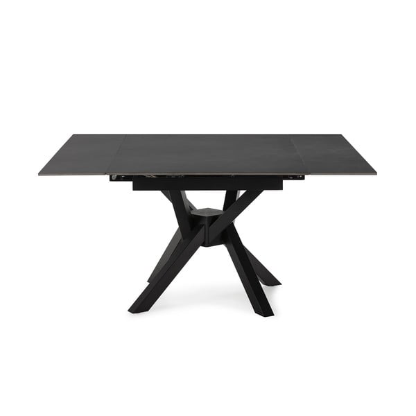 Rozkládací jídelní stůl s přídavnou deskou s deskou z kamene 90x150 cm Arlene – Marckeric-image-4
