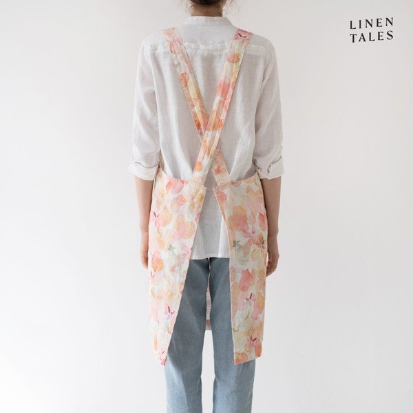 Lněná zástěra Crossback – Linen Tales-image-2