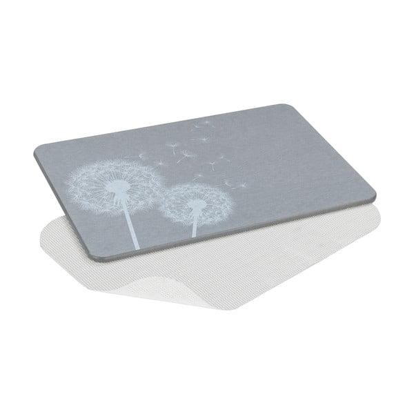 Šedá koupelnová předložka z křemeliny 39x60 cm Astera – Wenko-image-2