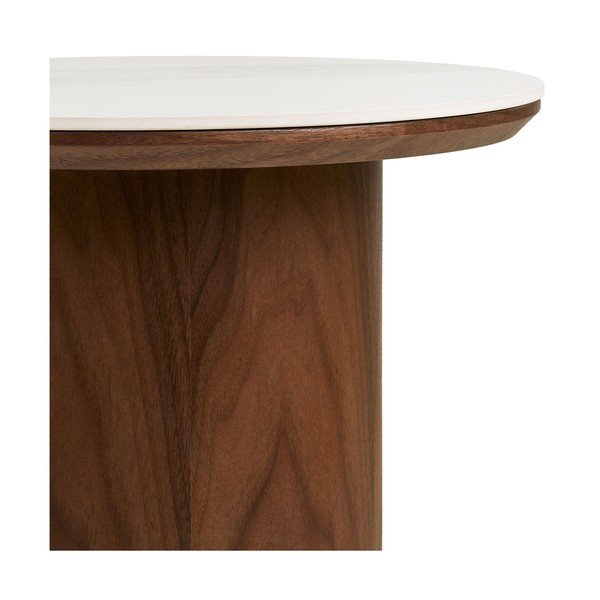 Kulatý odkládací stolek s keramickou deskou ø 40 cm Noli – House Nordic-image-4