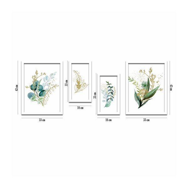 Sada plakátů 4 ks 33x43 cm – Wallity-image-2