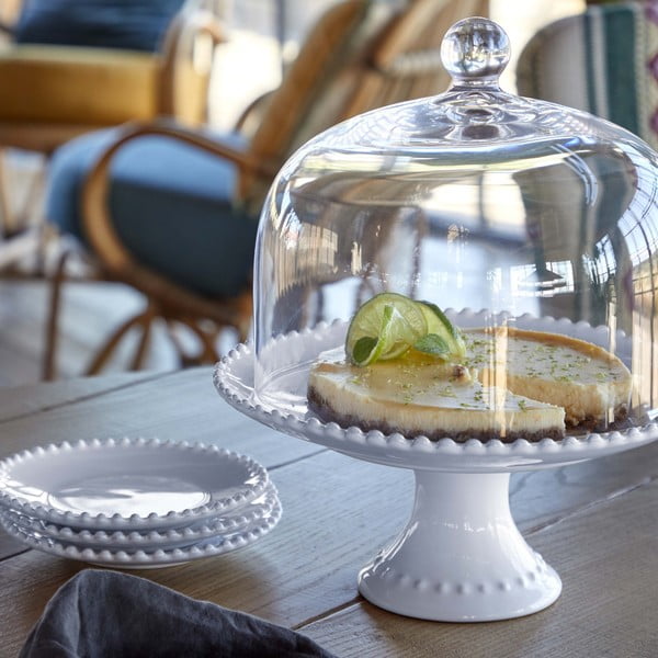 Bílý kameninový talíř na pečivo Costa Nova Pearl, ⌀ 17 cm-image-1