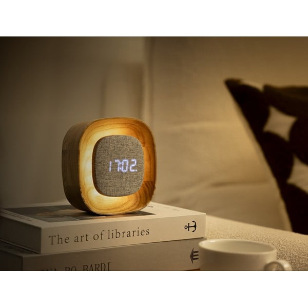 Digitální budík Lumos Ash – Gingko-image-1