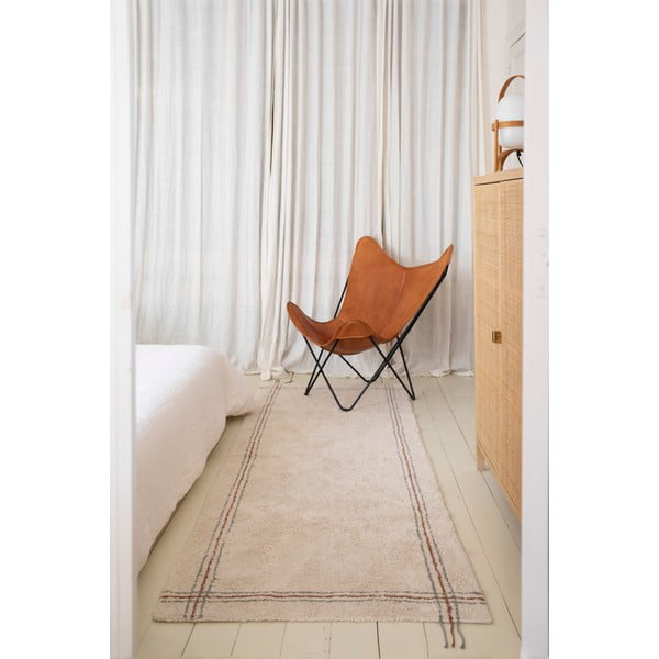 Krémový pratelný ručně tkaný bavlněný běhoun 80x230 cm Cuisine Natural – Lorena Canals-image-4