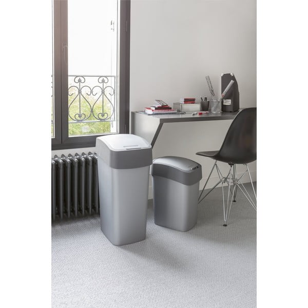 Šedý odpadkový koš Curver Pacific, 45 l-image-3