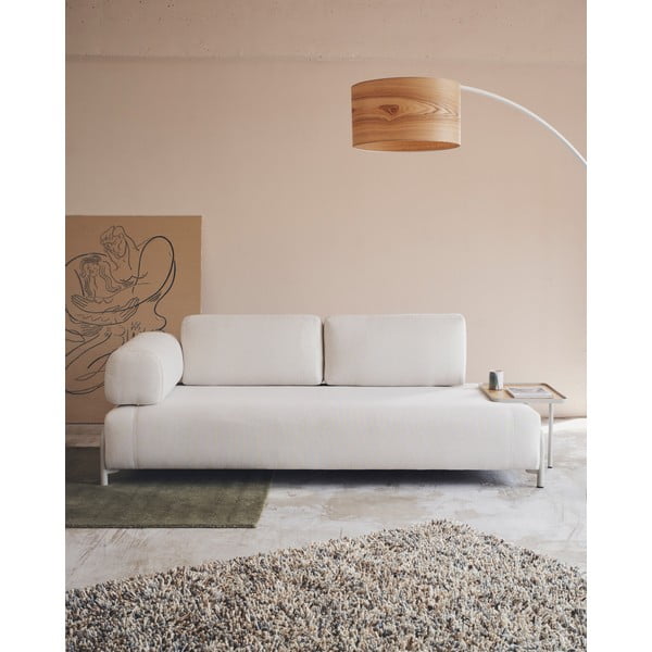 Béžová žinylková područka k modulární pohovce Compo – Kave Home-image-3
