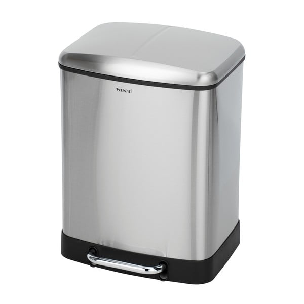 Odpadkový koš na tříděný odpad z nerezové oceli 24 l Studio Duo – Wenko-image-2