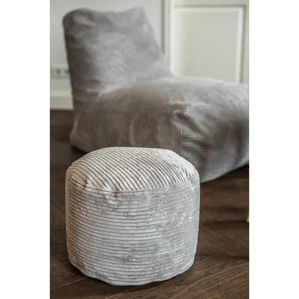 Krémový manšestrový sedací vak Mini – SLOWDOWN-image-4