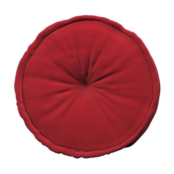 Červený polštář na sezení Posh Velvet – Yellow Tipi-image-1