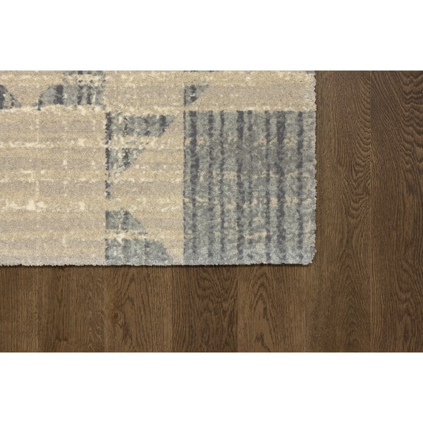 Béžový vlněný koberec 133x190 cm Frotage beige – Agnella-image-3